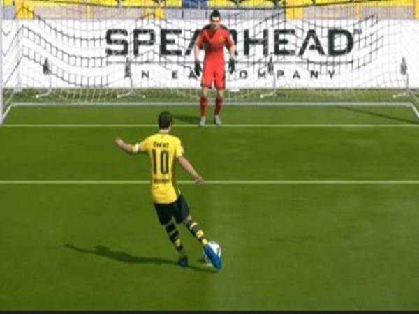 Vị trí đặt bóng đến cú sút penalty