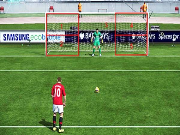Quy tắc đặt bóng khi sút phạt penalty