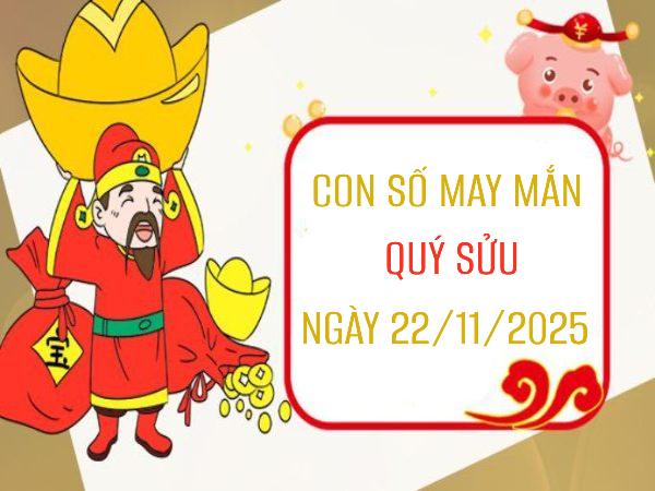 Phân tích con số may mắn tuổi Quý Sửu ngày 22/11/2025
