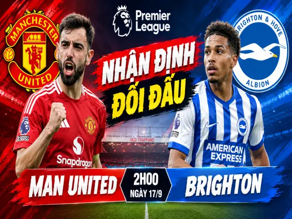 Nhận định Man United vs Brighton
